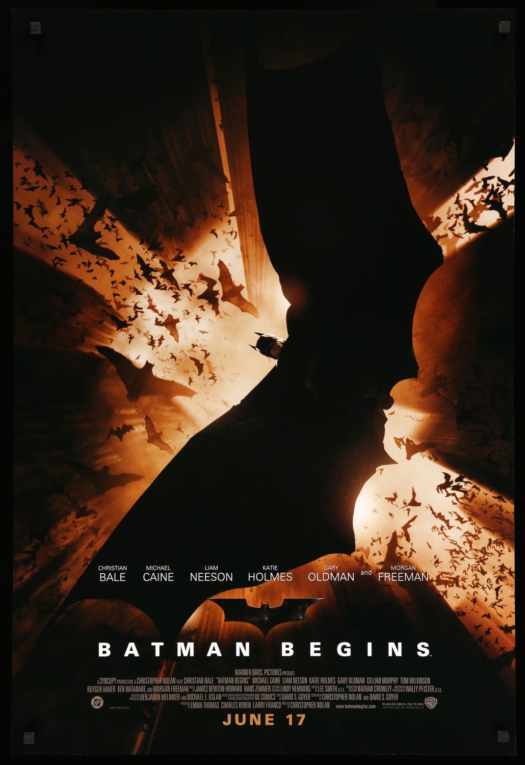 Batman Begins (2005) original movie poster for sale at Original Film Art