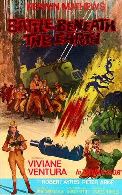Battle Beneath the Earth (1967) original movie poster for sale at Original Film Art - Vintage Movie Posters