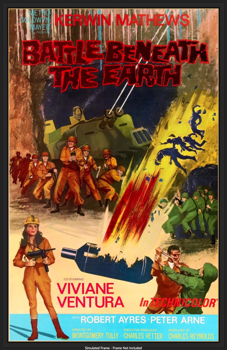 Battle Beneath the Earth (1967) original movie poster for sale at Original Film Art - Vintage Movie Posters