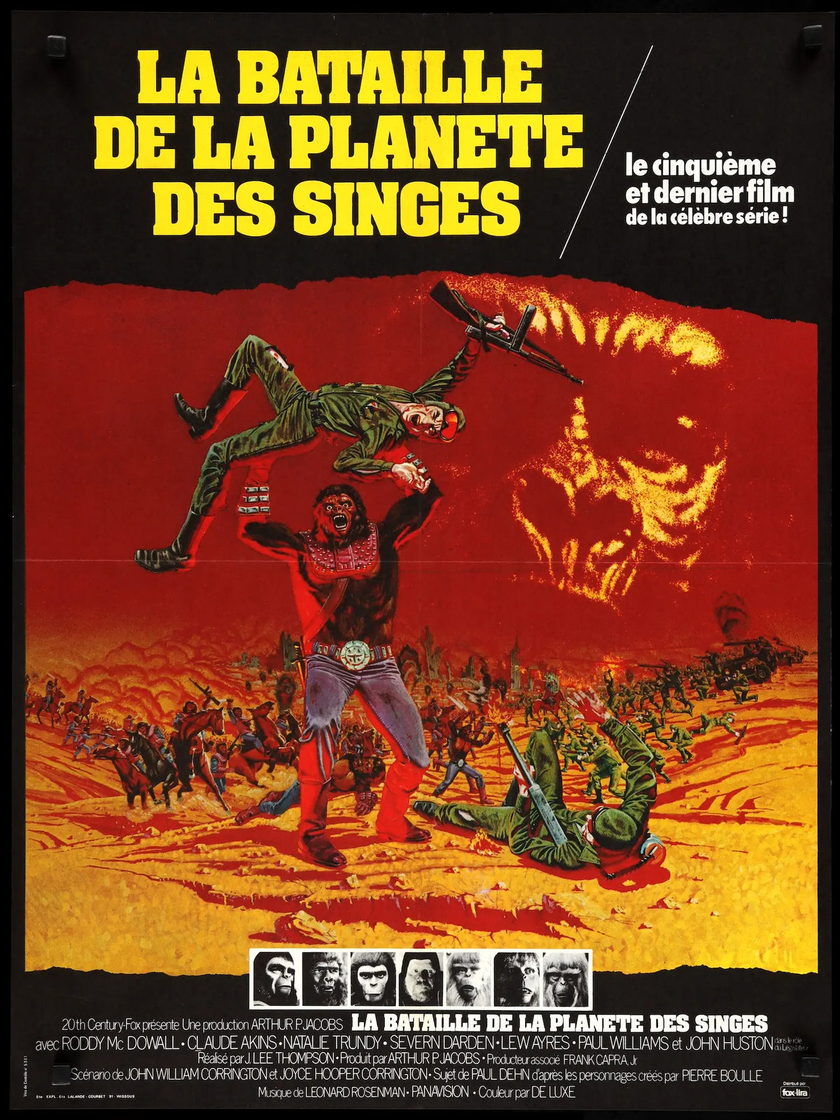 Battle For the Planet of the Apes (1973) original movie poster for sale at Original Film Art - Vintage Movie Posters