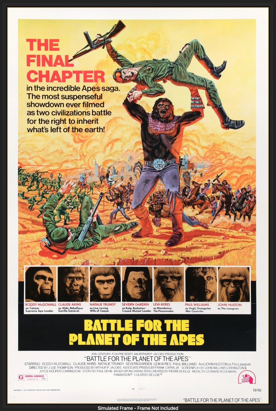 Trailer de "Battle for the Planet of the Apes" de J. Lee Thompson