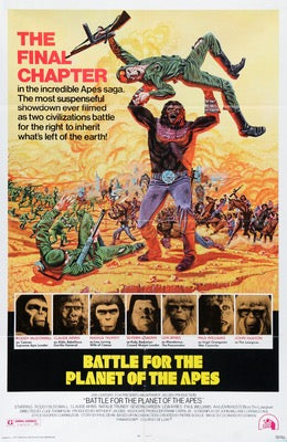 Battle For the Planet of the Apes (1973) original movie poster for sale at Original Film Art