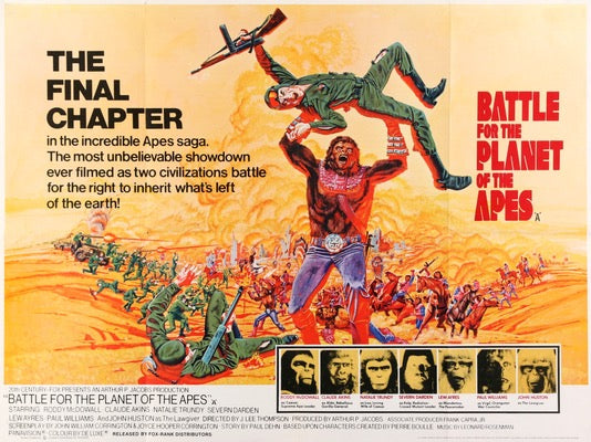 Battle For the Planet of the Apes (1973) original movie poster for sale at Original Film Art - Vintage Movie Posters