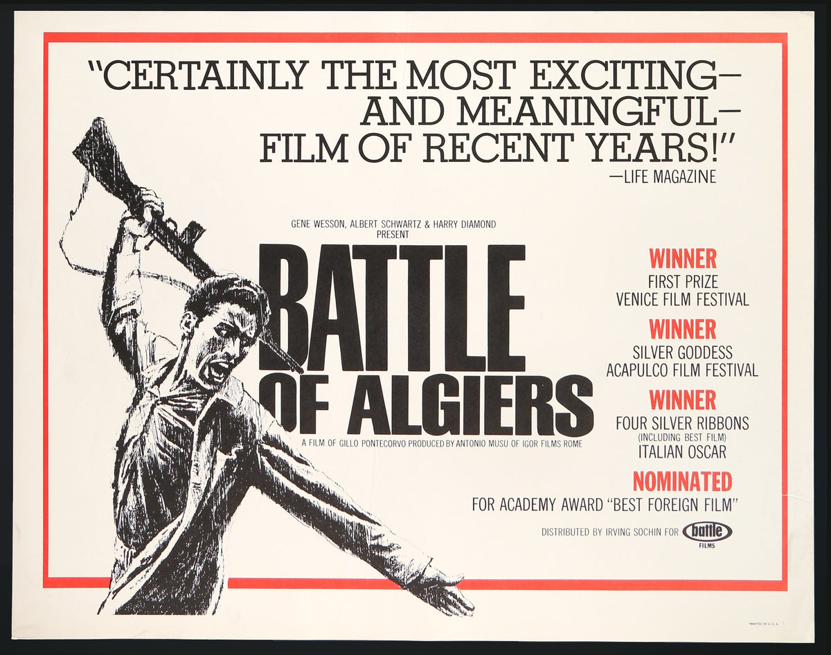 Battle of Algiers (1966) original movie poster for sale at Original Film Art - Vintage Movie Posters