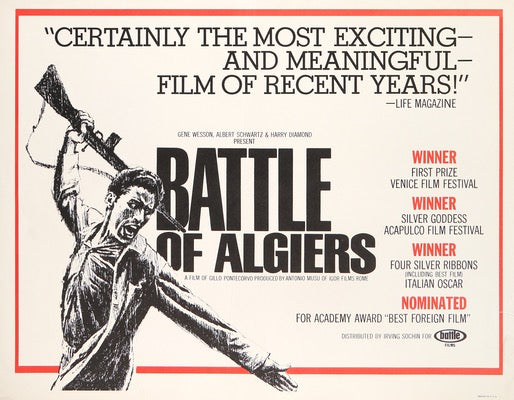 Battle of Algiers (1966) original movie poster for sale at Original Film Art - Vintage Movie Posters