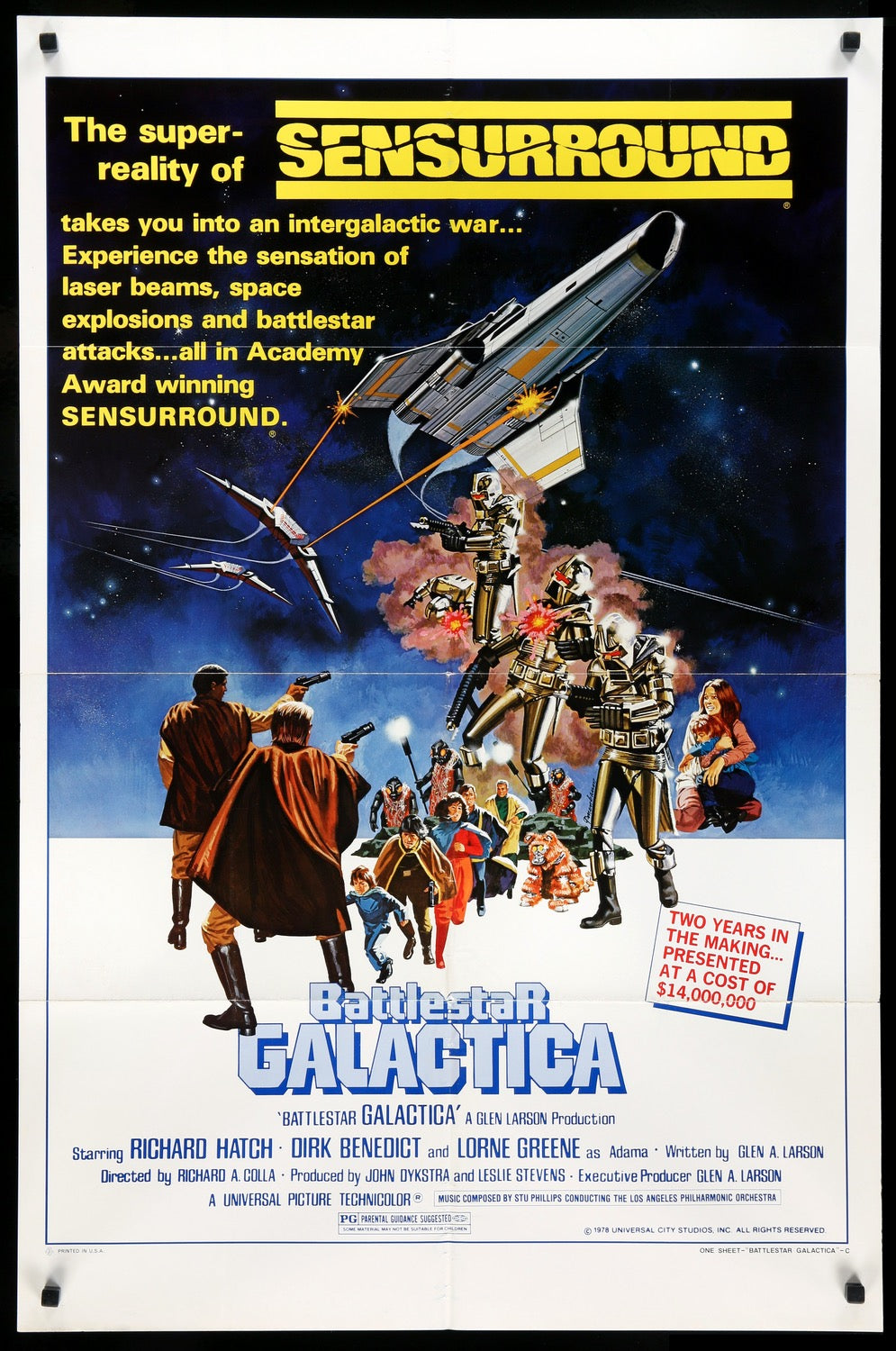 Battlestar Galactica (1978) original movie poster for sale at Original Film Art