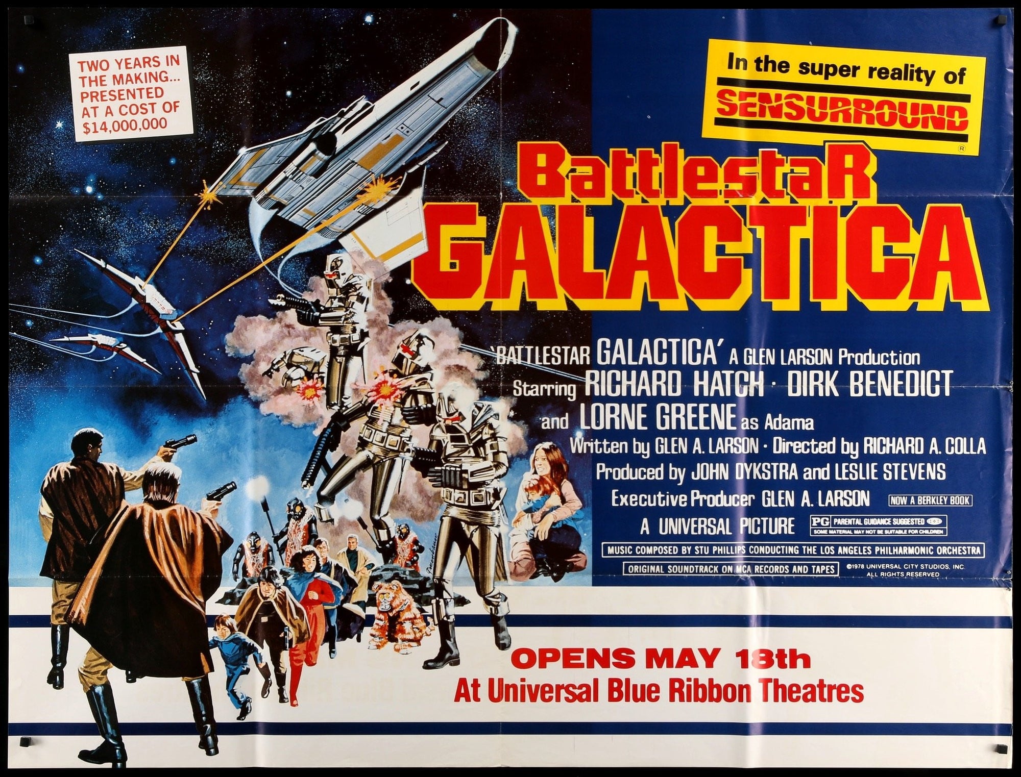 Battlestar Galactica (1978) original movie poster for sale at Original Film Art