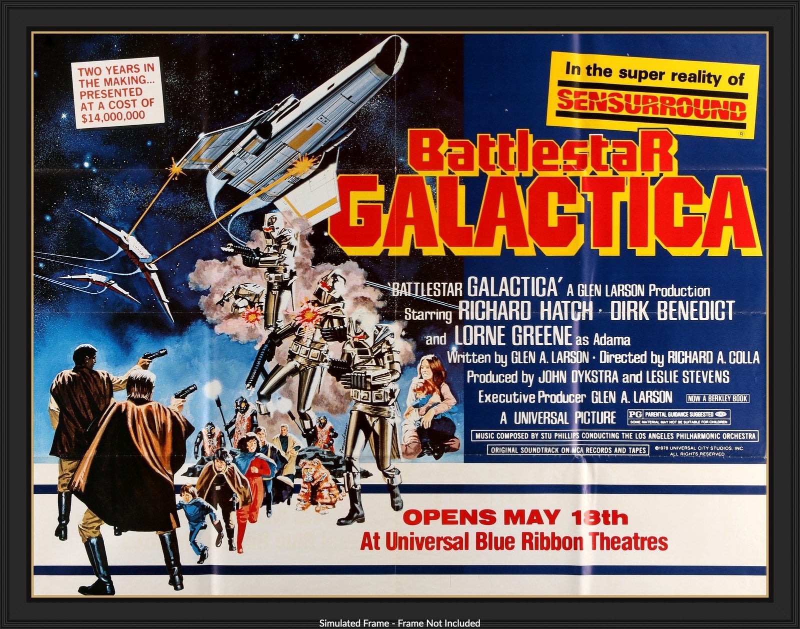 Battlestar Galactica (1978) original movie poster for sale at Original Film Art - Vintage Movie Posters
