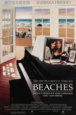 Beaches (1988) original movie poster for sale at Original Film Art - Vintage Movie Posters
