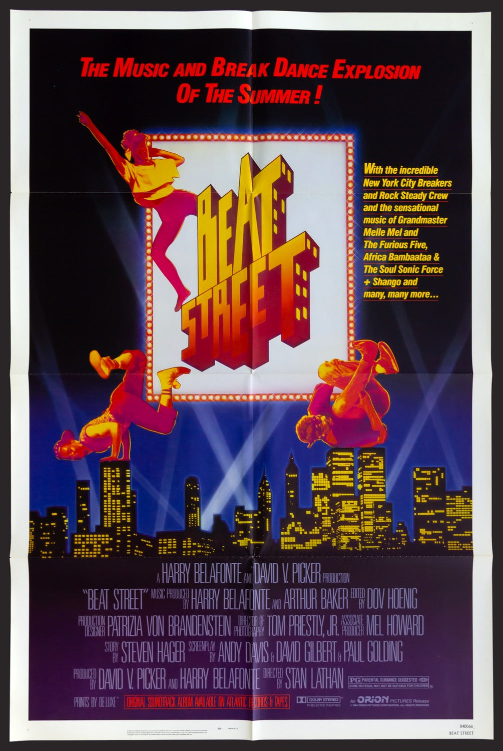 Beat Street (1984) original movie poster for sale at Original Film Art