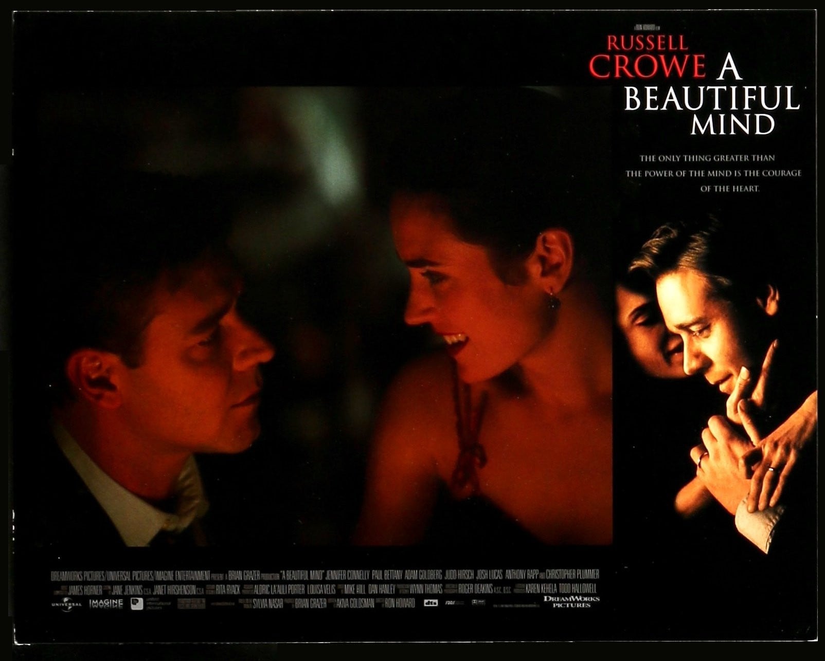 A Beautiful Mind (2001) Lobby Card original movie poster for sale at Original Film Art