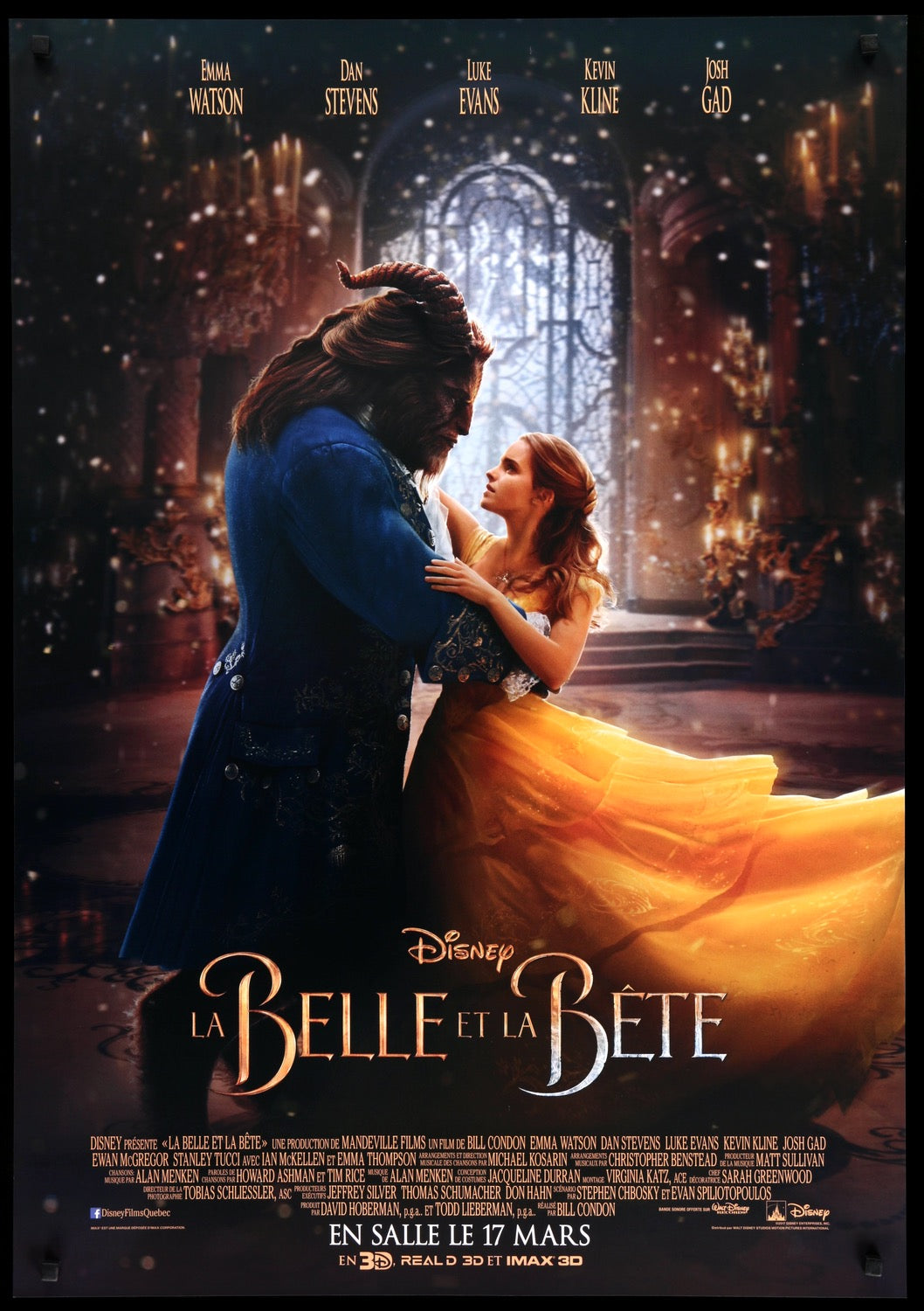 Beauty and the Beast (2017) original movie poster for sale at Original Film Art