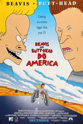 Beavis and Butt-Head Do America (1996) original movie poster for sale at Original Film Art - Vintage Movie Posters