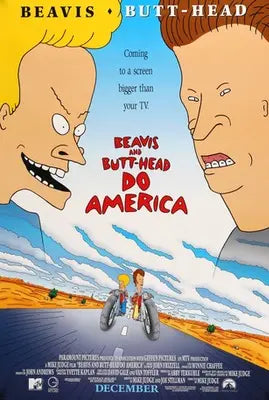 Beavis and Butt-Head Do America (1996) original movie poster for sale at Original Film Art