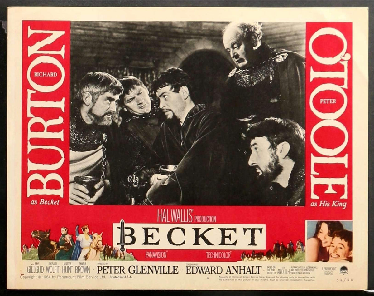 Becket (1964) Lobby Card original movie poster for sale at Original Film Art