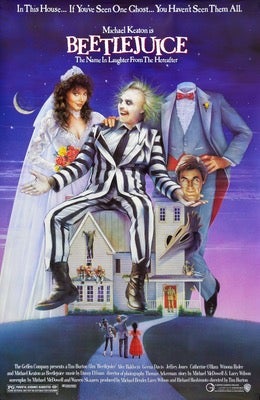 Beetlejuice (1988) original movie poster for sale at Original Film Art - Vintage Movie Posters
