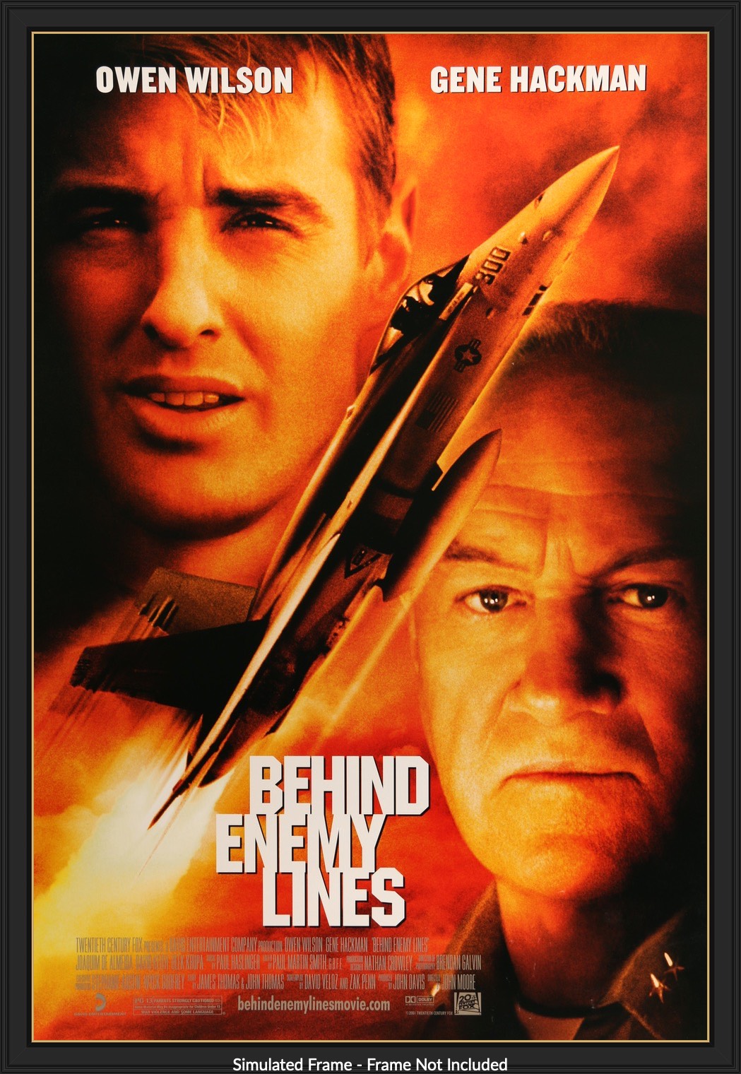 Behind Enemy Lines (2001) original movie poster for sale at Original Film Art