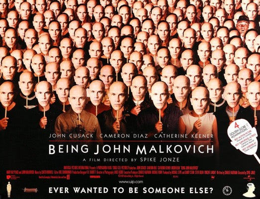 Being John Malkovich (1999) original movie poster for sale at Original Film Art - Vintage Movie Posters