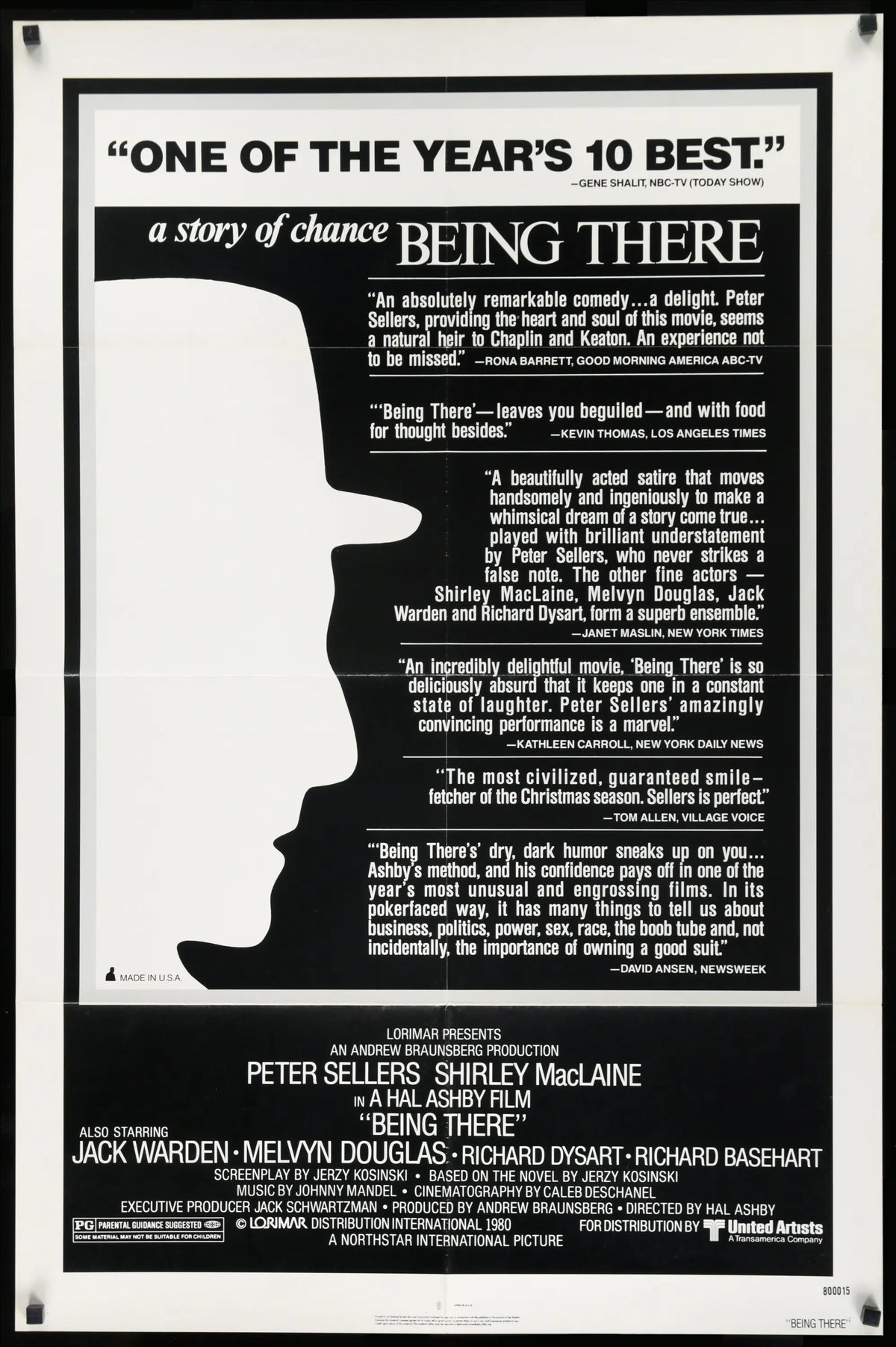 Being There (1979) original movie poster for sale at Original Film Art