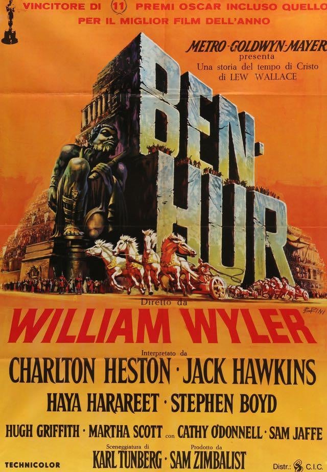 Ben Hur (1959) original movie poster for sale at Original Film Art - Vintage Movie Posters