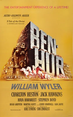 Ben Hur (1959) original movie poster for sale at Original Film Art - Vintage Movie Posters