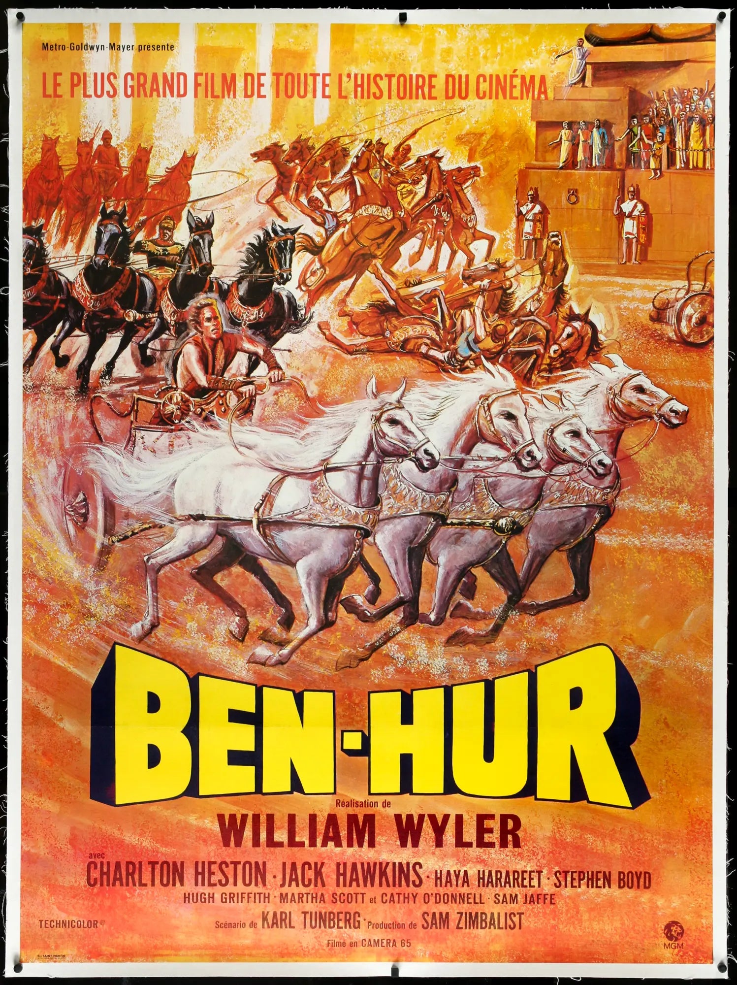 Ben Hur (1959) original movie poster for sale at Original Film Art - Vintage Movie Posters