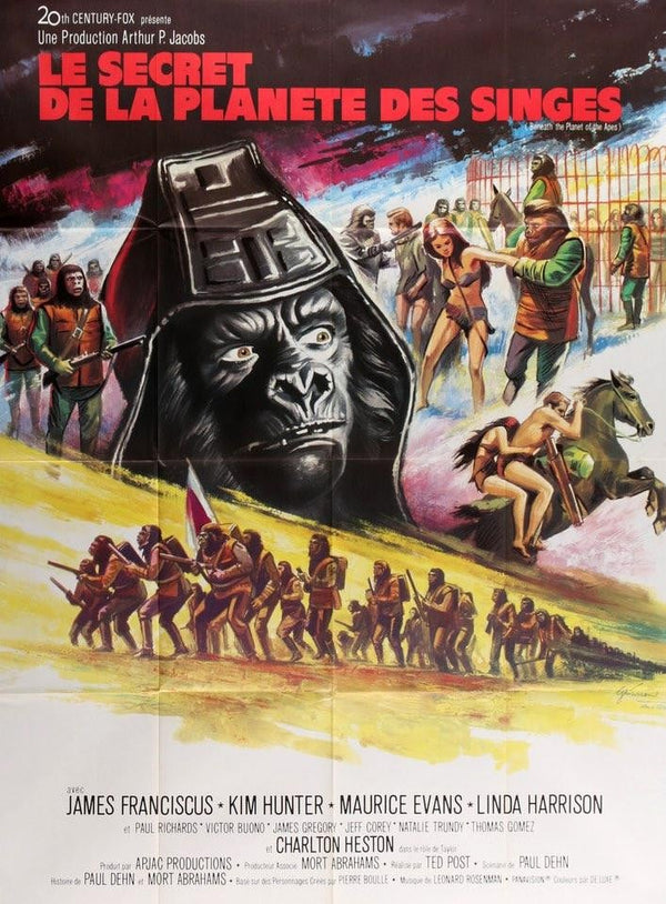 Beneath the Planet of the Apes (1970) French Grande Movie