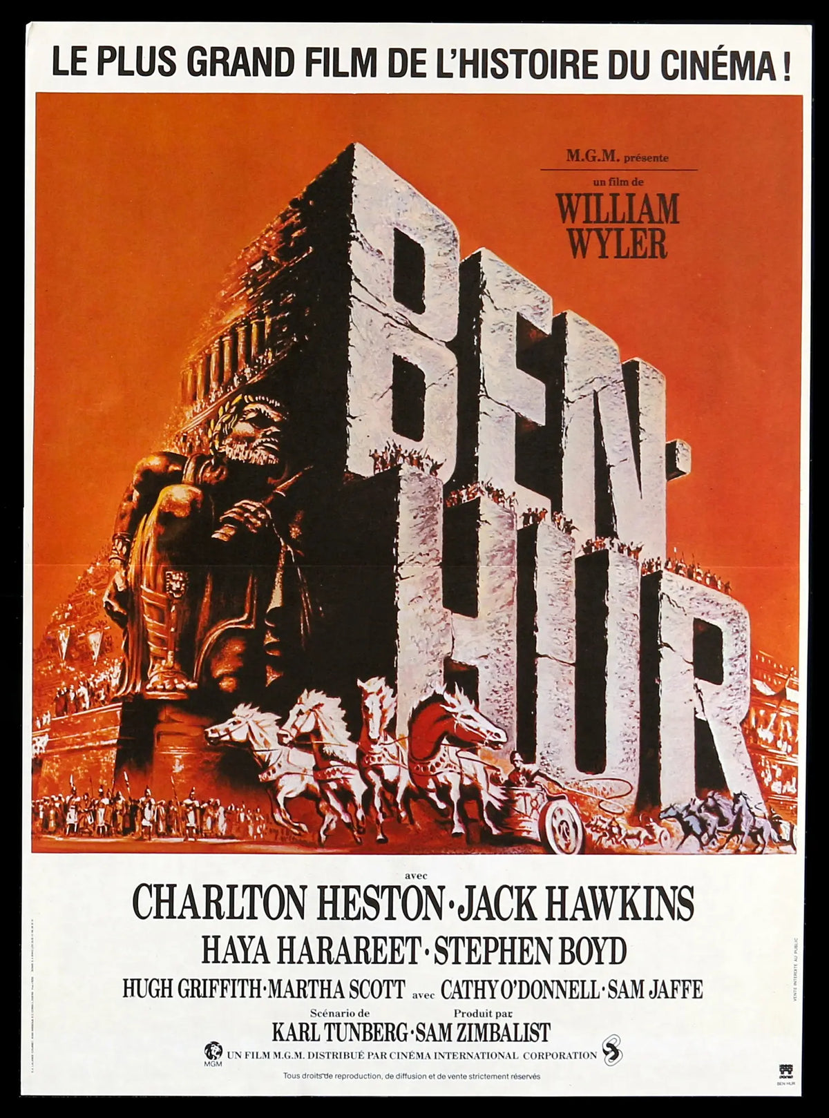 Ben Hur (1959) original movie poster for sale at Original Film Art