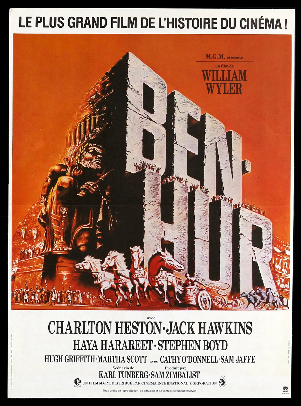 Ben Hur (1959) original movie poster for sale at Original Film Art - Vintage Movie Posters