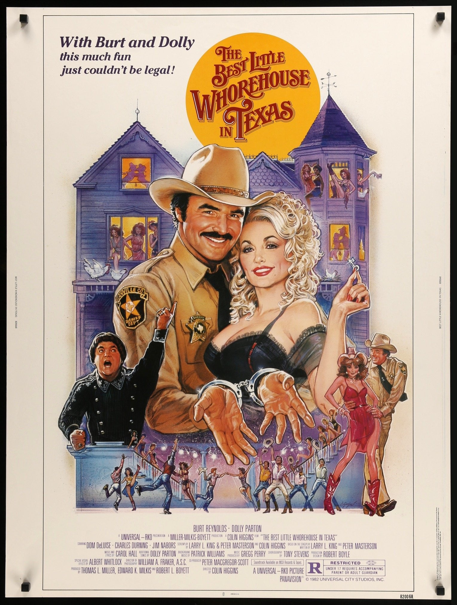 Best Little Whorehouse in Texas (1982) original movie poster for sale at Original Film Art