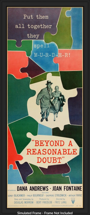 Beyond a Reasonable Doubt (1956) original movie poster for sale at Original Film Art