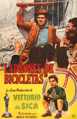 Bicycle Thieves (1948) original movie poster for sale at Original Film Art