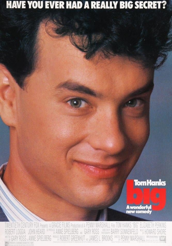 Big (1988) original movie poster for sale at Original Film Art - Vintage Movie Posters