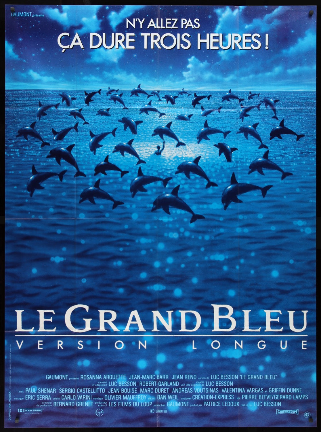 Big Blue (1988) original movie poster for sale at Original Film Art - Vintage Movie Posters