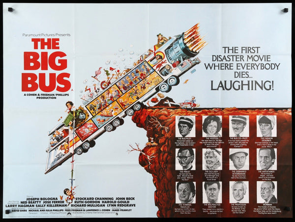 The Big Bus (1976) Original British Quad Movie Poster - Original