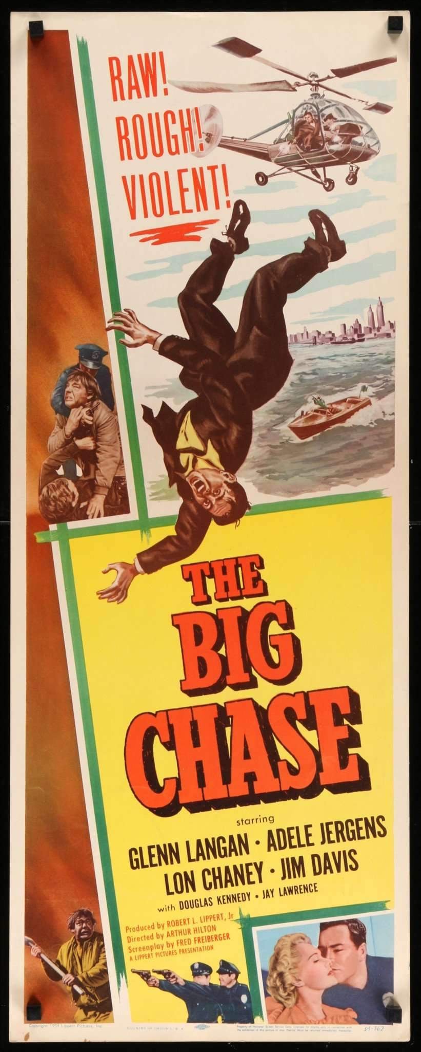 Big Chase (1954) original movie poster for sale at Original Film Art - Vintage Movie Posters