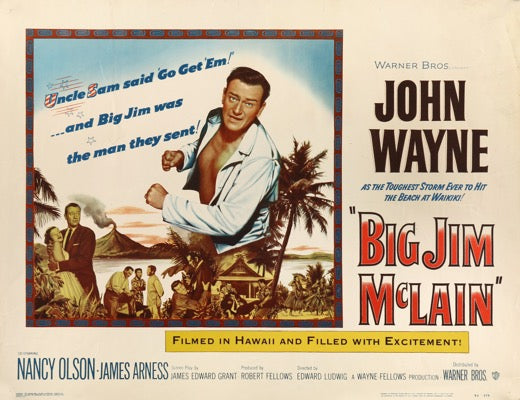 Big Jim McLain (1952) original movie poster for sale at Original Film Art