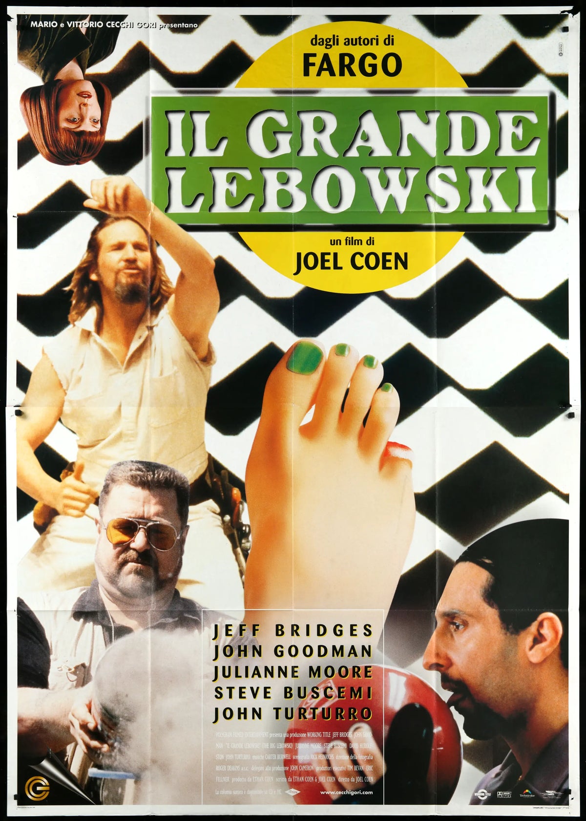 Big Lebowski (1998) original movie poster for sale at Original Film Art - Vintage Movie Posters