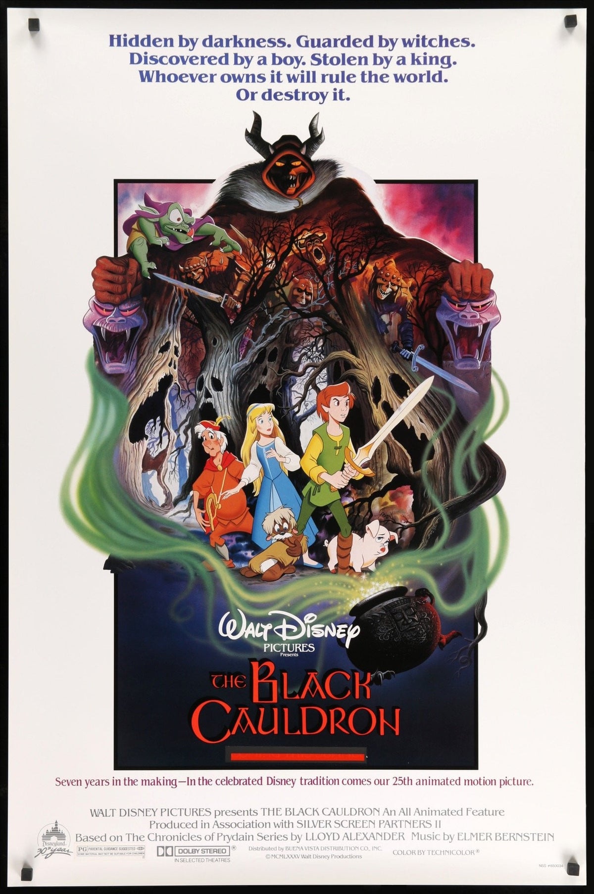Black Cauldron (1985) original movie poster for sale at Original Film Art