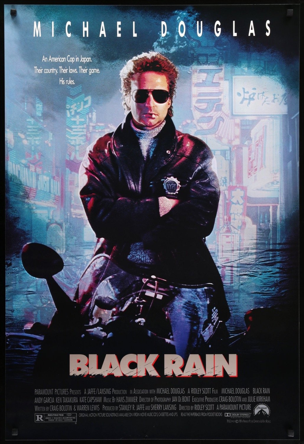 Black Rain (1989) original movie poster for sale at Original Film Art