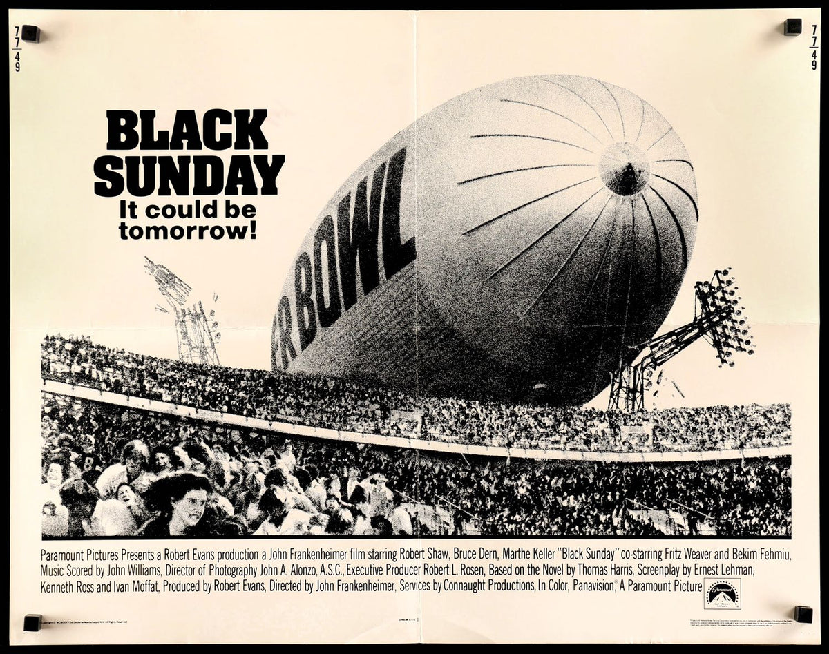 Black Sunday (1977) original movie poster for sale at Original Film Art - Vintage Movie Posters