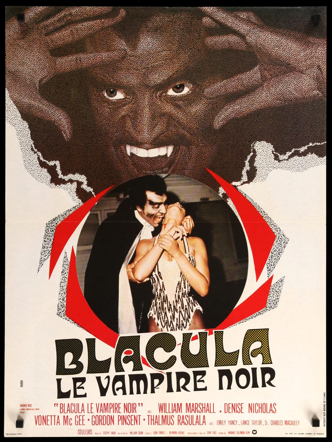 Blacula (1972) original movie poster for sale at Original Film Art