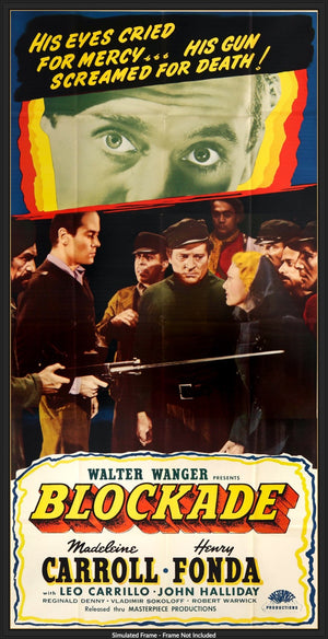 Blockade (1938) original movie poster for sale at Original Film Art