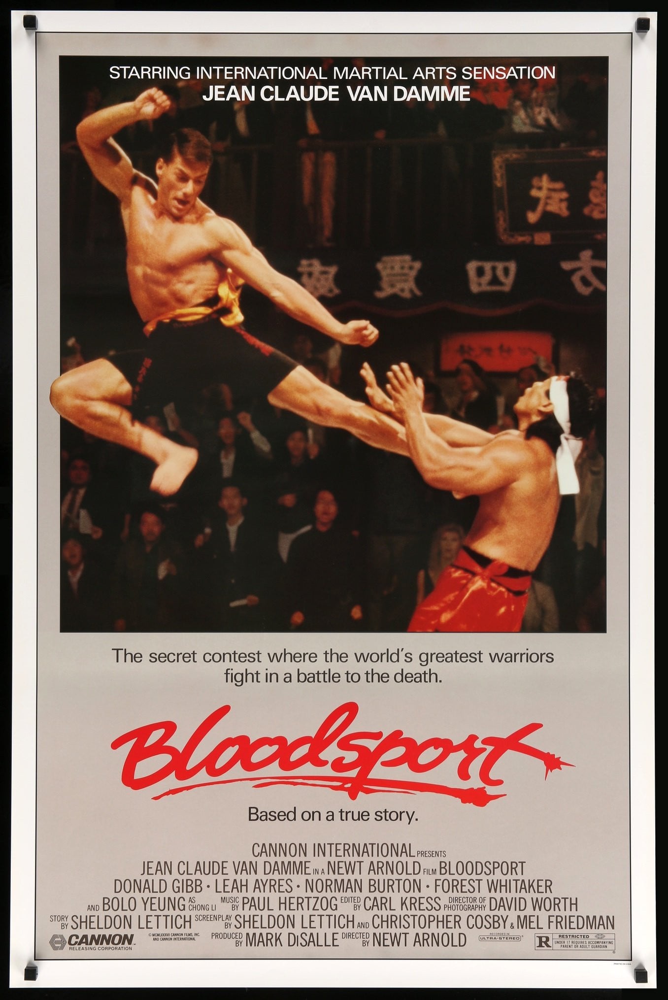 Bloodsport (1988) original movie poster for sale at Original Film Art - Vintage Movie Posters