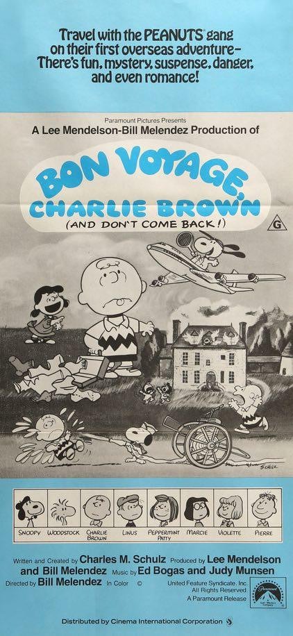 Bon Voyage, Charlie Brown (And Don't Come Back!) (1980) original movie poster for sale at Original Film Art - Vintage Movie Posters