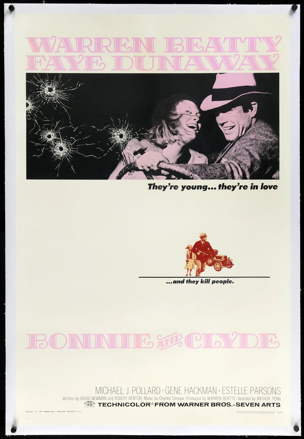 Bonnie and Clyde (1967) original movie poster for sale at Original Film Art