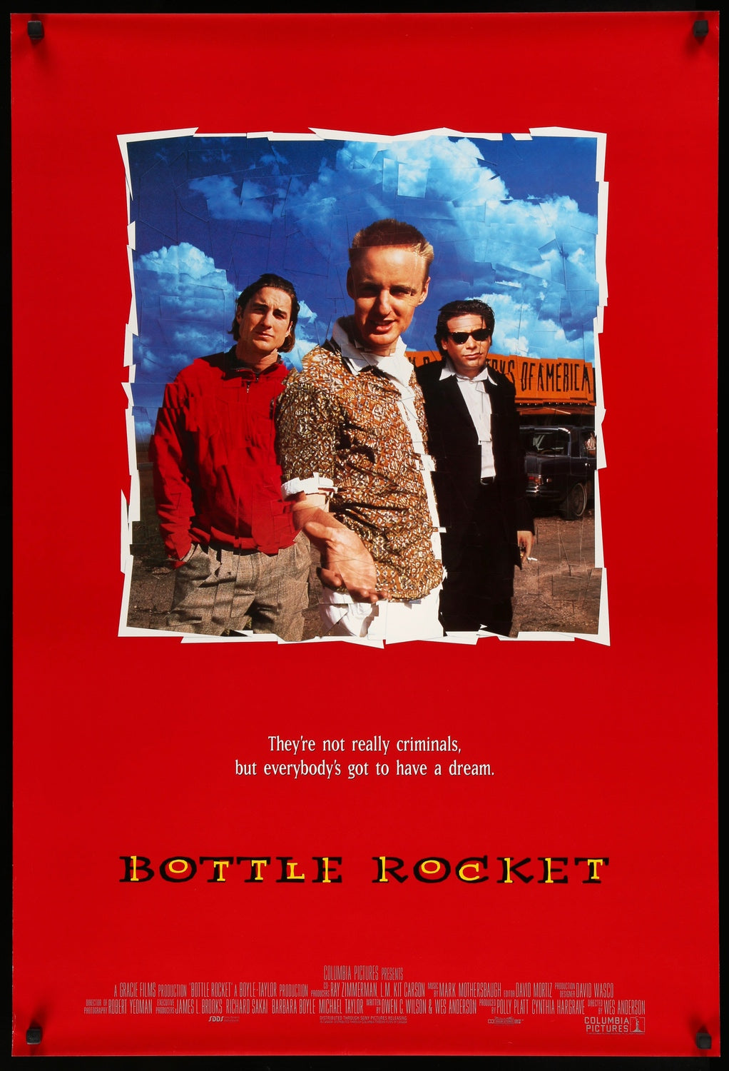 Bottle Rocket (1996) original movie poster for sale at Original Film Art