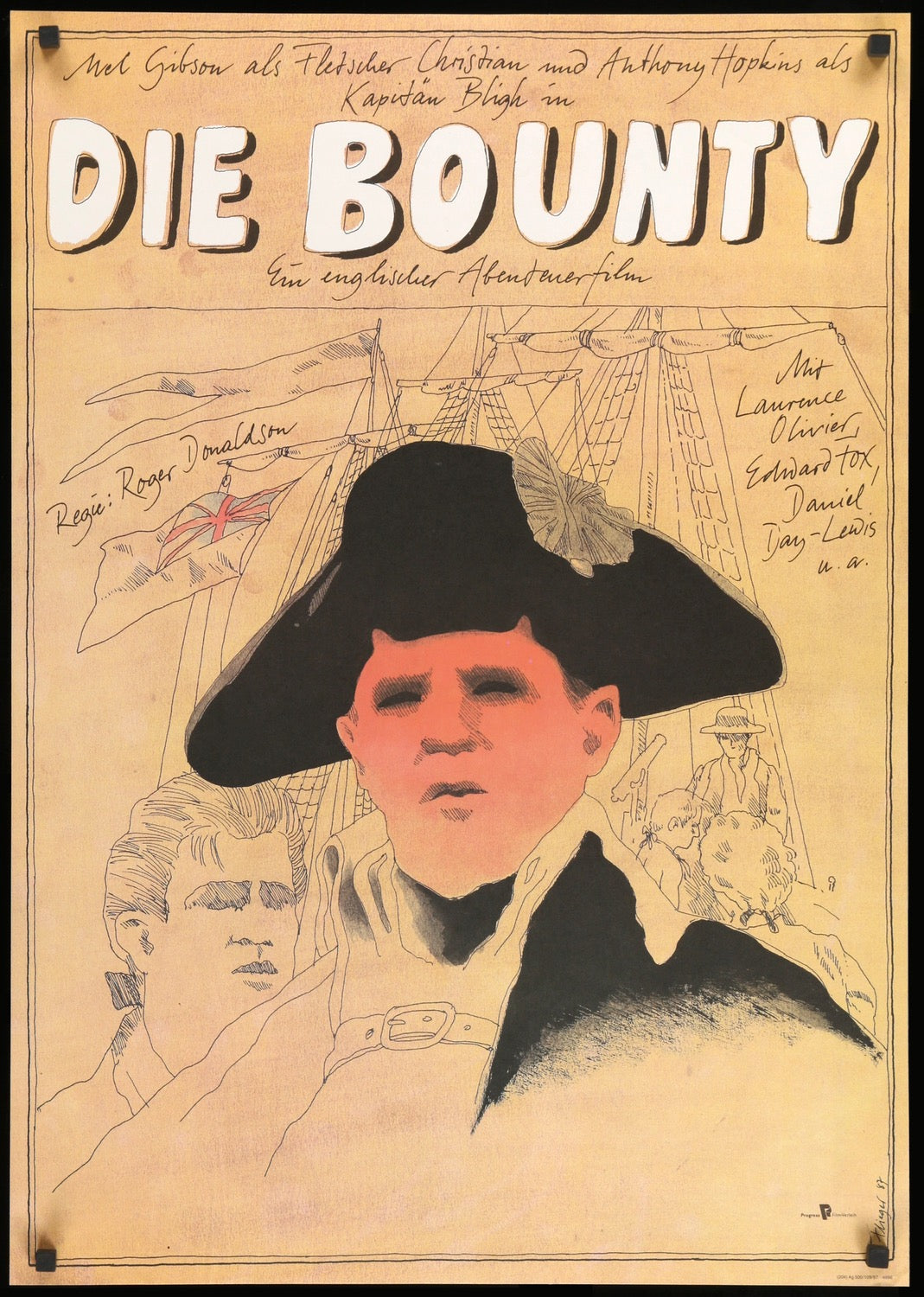 Bounty (1984) original movie poster for sale at Original Film Art - Vintage Movie Posters