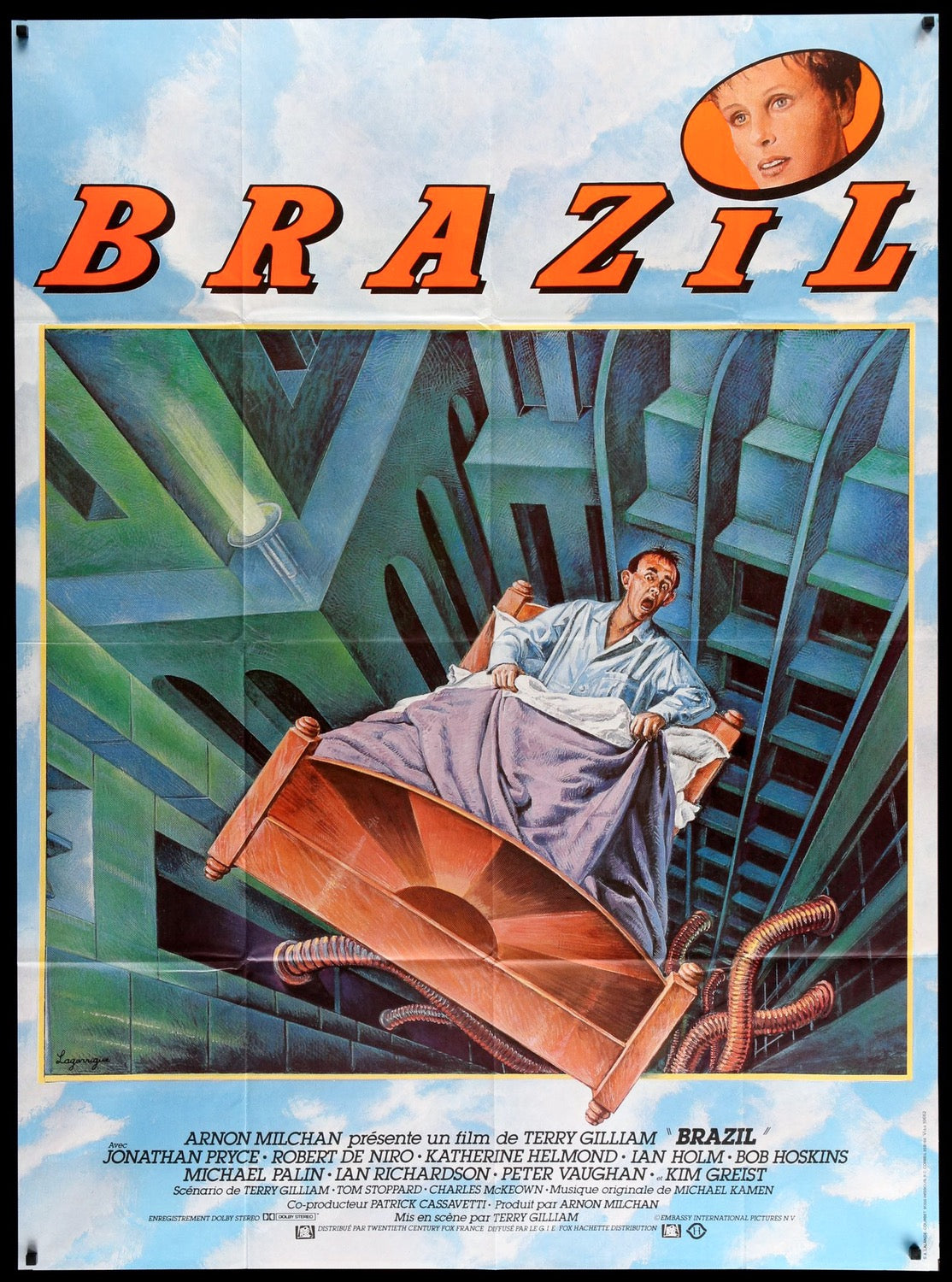 Brazil (1985) original movie poster for sale at Original Film Art - Vintage Movie Posters