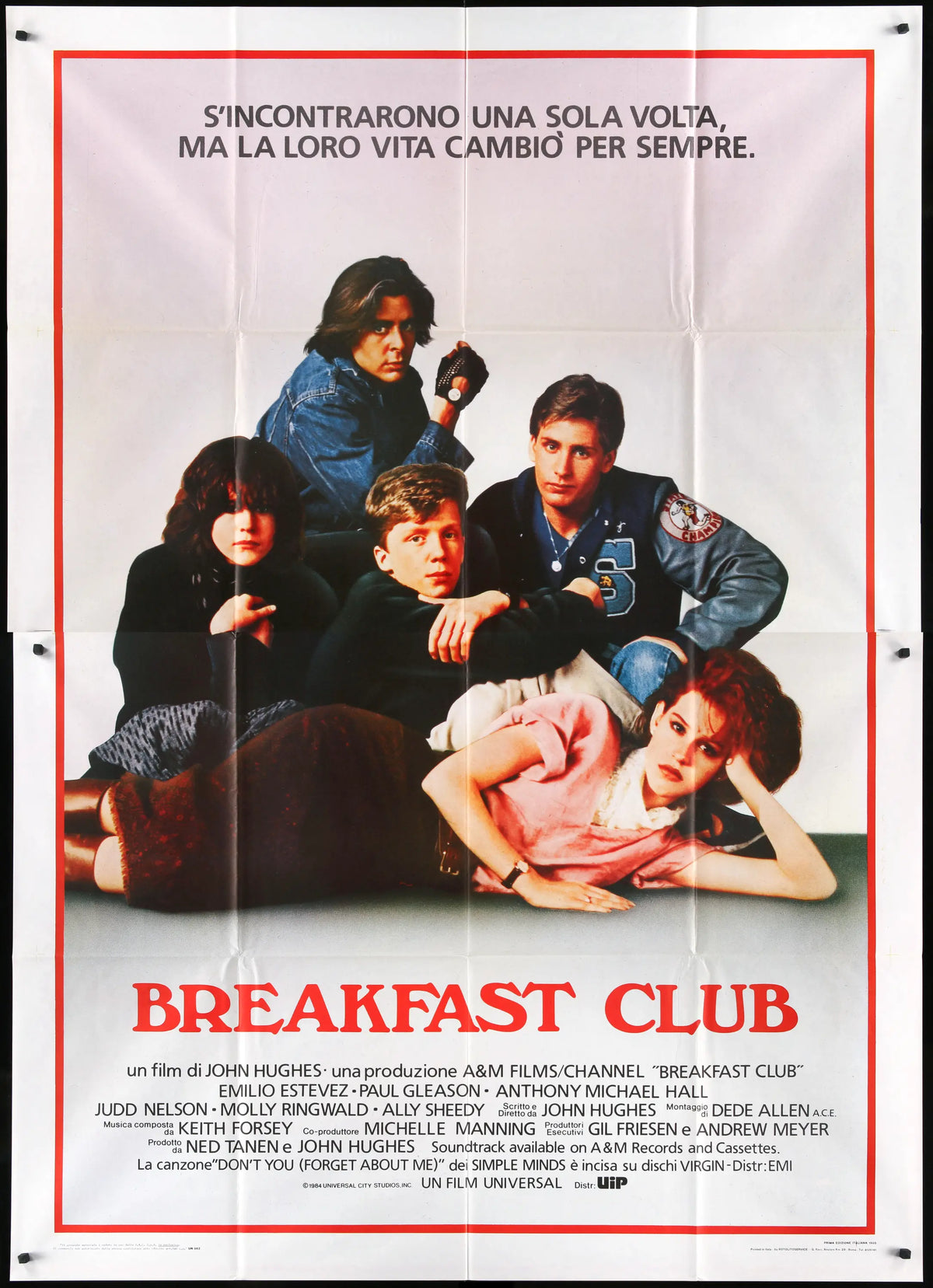 Breakfast Club (1985) original movie poster for sale at Original Film Art - Vintage Movie Posters
